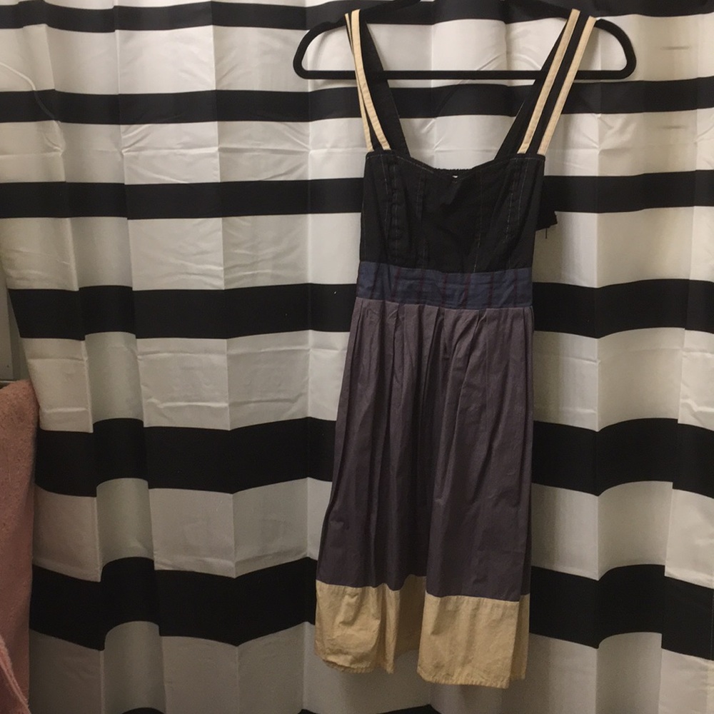 Silence and noise mix media dress. Size M